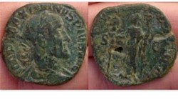 MAXIMINUS I Sestertius, RIC 43, Fides