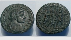 CONSTANTINE II AE3 Follis RIC VII 220, Gloria Exercitvs