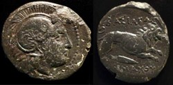 LYSIMACHUS KING OF THRACIA AE 20