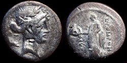 Q. POMPONIUS MUSA, AR Denarius