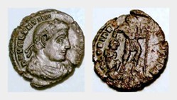 VALENTINIAN I AE3 RIC 9, Gloria Romanorum