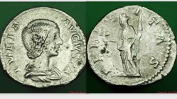 JULIA DOMNA Denarius RIC 551, Felicitas