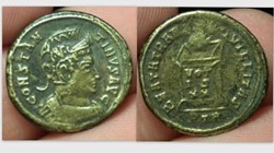 CONSTANTINE I AE3 Follis, RIC VII 303, BEATA TRANQVILLITAS