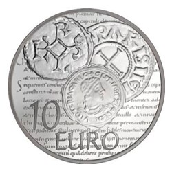 10 euros - Denier Charles le Chauve