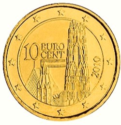 2010 - 10 cent - Autriche
