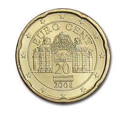 2008 - 20 cents - Autriche