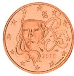 2010 - 1 cent - France