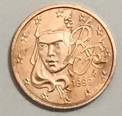 1999 - 5 cent - France
