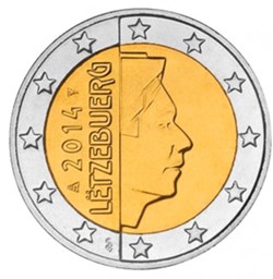 2014 - Luxembourg - 2 euros -