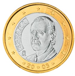 2003 - 1 euro - Espagne