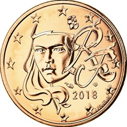2018- 5 cent - France