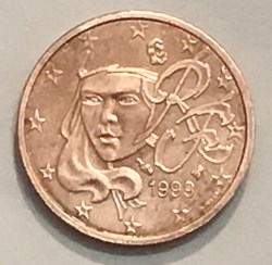 1999 - 2 cent - France