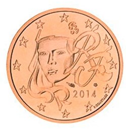 2014 - 1 cent - France