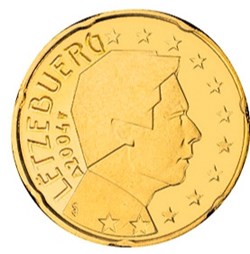 2004 - 20 cents - Luxembourg