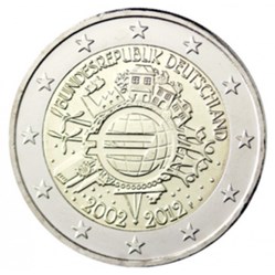 2012 - 2 euros - Allemagne - commémorative 10e anniversaire de la mise en circulation de l'euro A