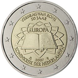2007 - 2 euros - Pays Bas - commémorative Traité de Rome