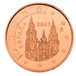 2003 - 1 cent - Espagne