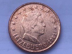 2002 - 5 cent - Luxembourg