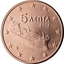 2002- 5 cent - Grèce