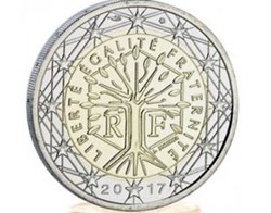 2017 - 2 euros - France