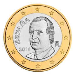 2014 - 1 euro - Espagne