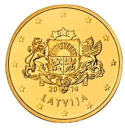 2014 - 50 cents - Lettonie