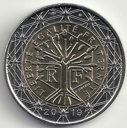 2019 - 2 euros - France