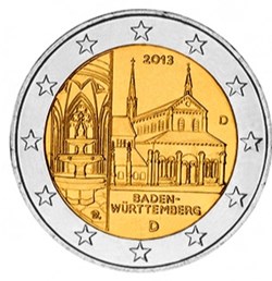 2013 - 2 euros G - Allemagne - commémorative Bade-Wurtemberg
