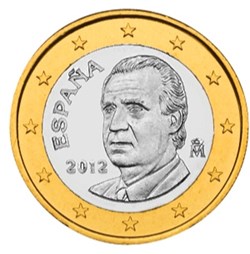 2012 - 1 euro - Espagne