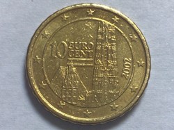 2002 - 10 cent - Autriche