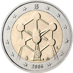 2006 - 2 euros - - Commémorative Réouverture de l'Atomium de Bruxelles.
