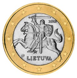 2015 - 1 euro - Lituanie