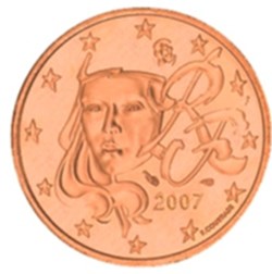 2007 - 1 cent - France
