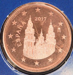 2017 - 1 cent - Espagne