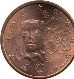 2017- 5 cent - France