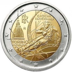 2006 - 2 euros - Italie - commémorative XXe Jeux olympiques d'hiver de Turin de 2006.