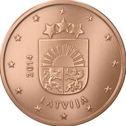 2014 - 1 cent - Lettonie