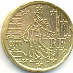 2000 - 20 cents - France