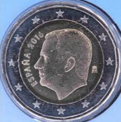 2016 - 2 euros - Espagne