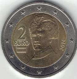 2014 - 2 euros - Autriche