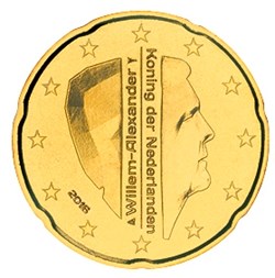 2016 - 20 cents - Pays-Bas