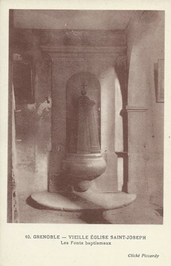10. Grenoble-Vieille église Saint Joseph-Les Fonds baptismaux