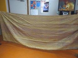 Nappe d'autel dorée