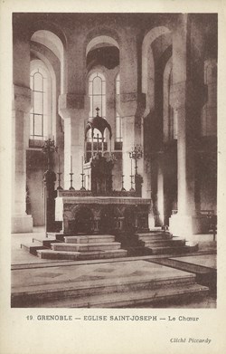 19. Grenoble-Eglise Saint Joseph-Le choeur