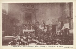 8. Grenoble-Vieille église Saint Joseph-Autel de la T.S. Vierge