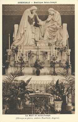Grenoble-Basilique Saint Joseph-La Mort de Saint-Joseph