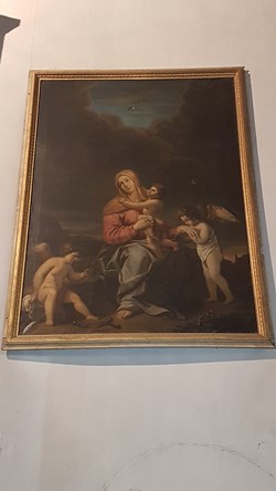 Vierge à l’enfant et aux instruments de la Passion