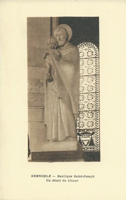 Grenoble-Basilique Saint Joseph-Un détail du Choeur