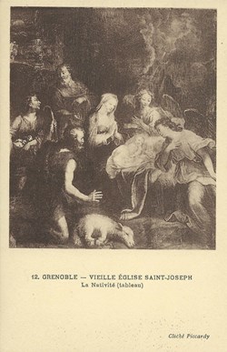 12. Grenoble-Vieille église Saint Joseph-La Nativité (tableau)