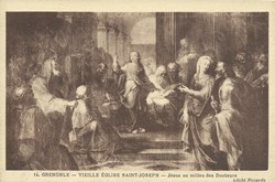 14. Grenoble-Vieille église Saint Joseph-Jésus au milieu des Docteurs
